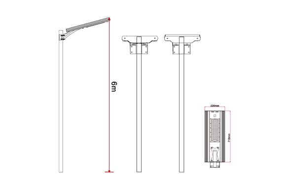 Residential Solar Street Lights