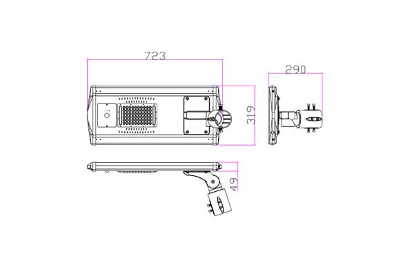 Solar Led Street Light 20W