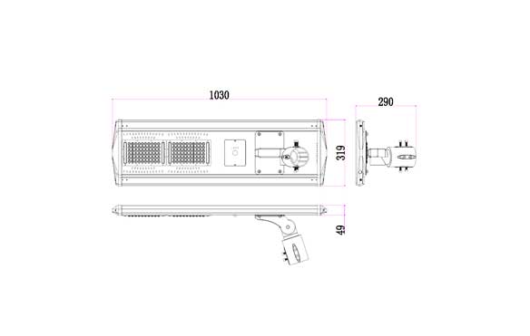 Solar Led Street Light 40W