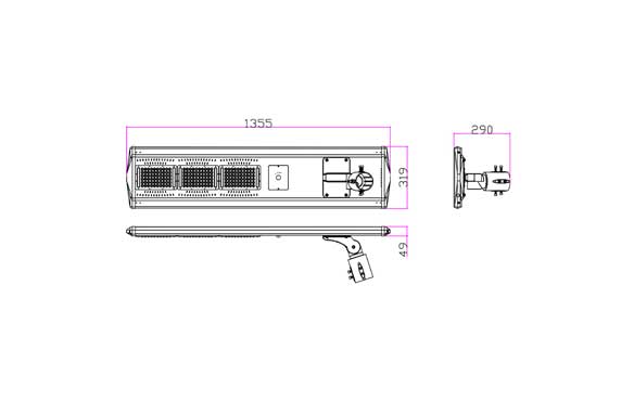 Solar Led Street Light 60W