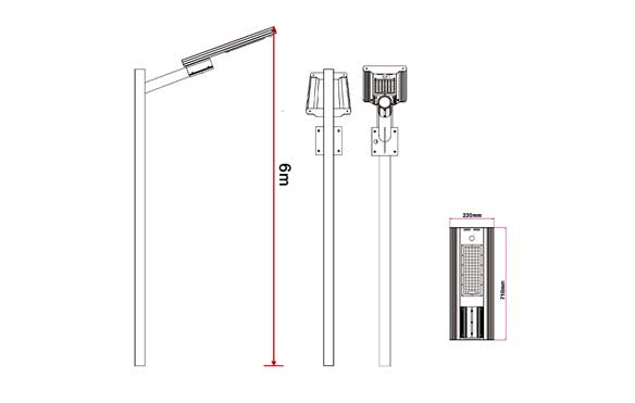 Split Solar Street Lighting