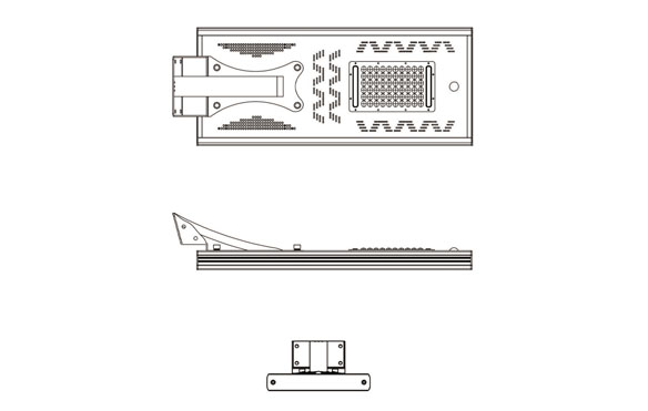 Mini Solar Street Light 530