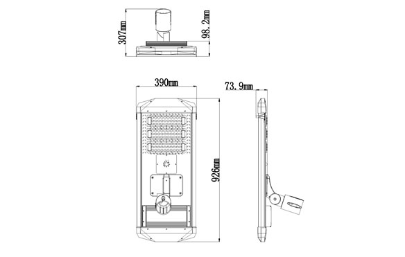 Pole Solar Street Light 02