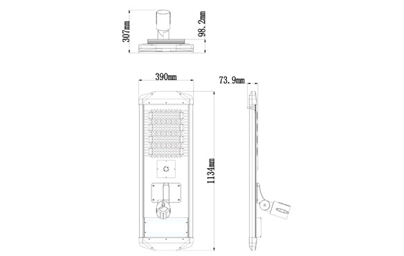 Pole Solar Street Light 03