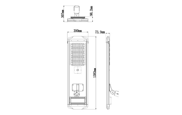 Pole Solar Street Light 04