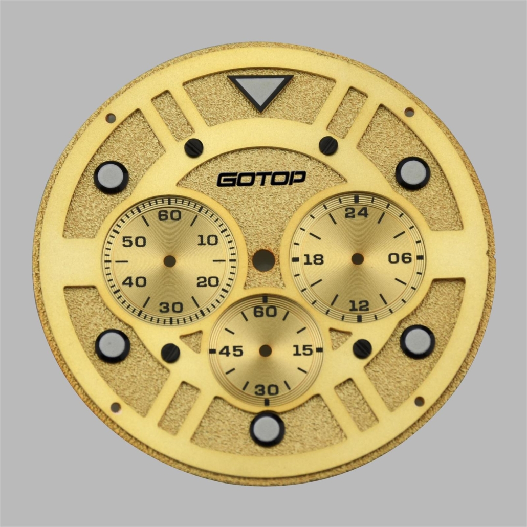 WD004 37mm Gold Watch Dial