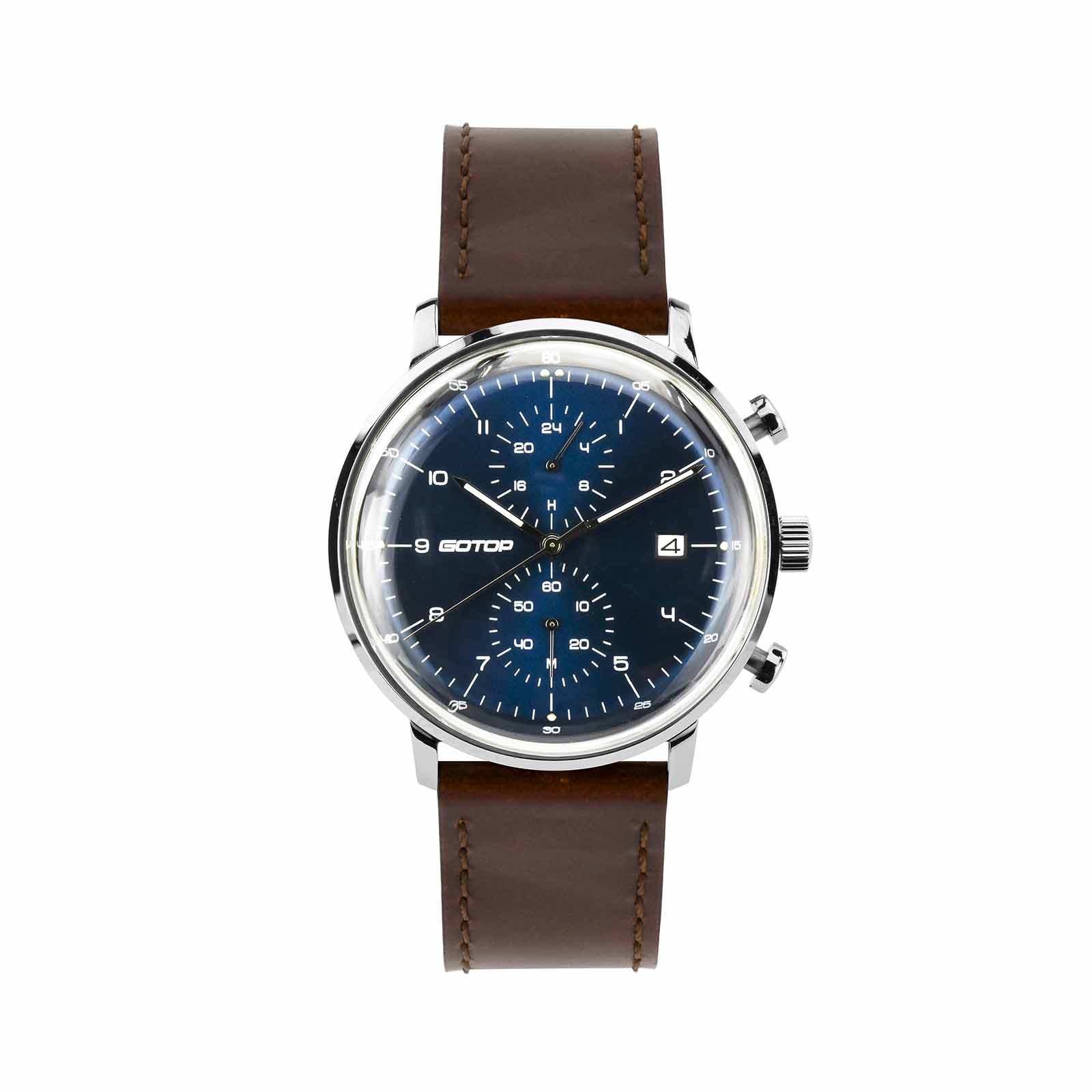 Men's Blue Dial Chronograph Watch