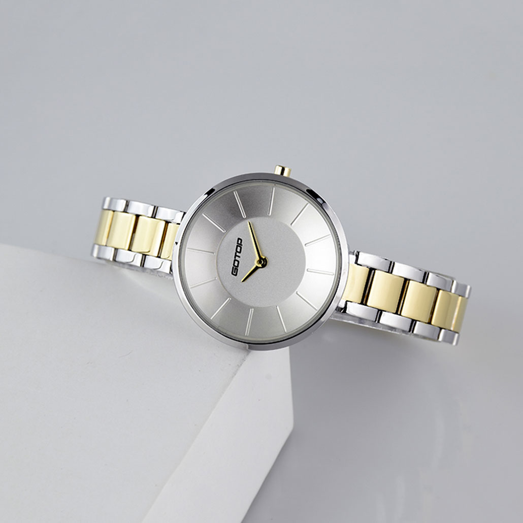 AW492 Silver And Gold Stainless Steel Ladies' Watch