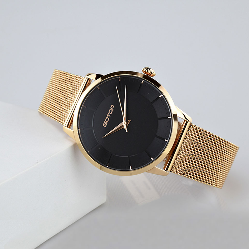 Black And Gold Watch Womens