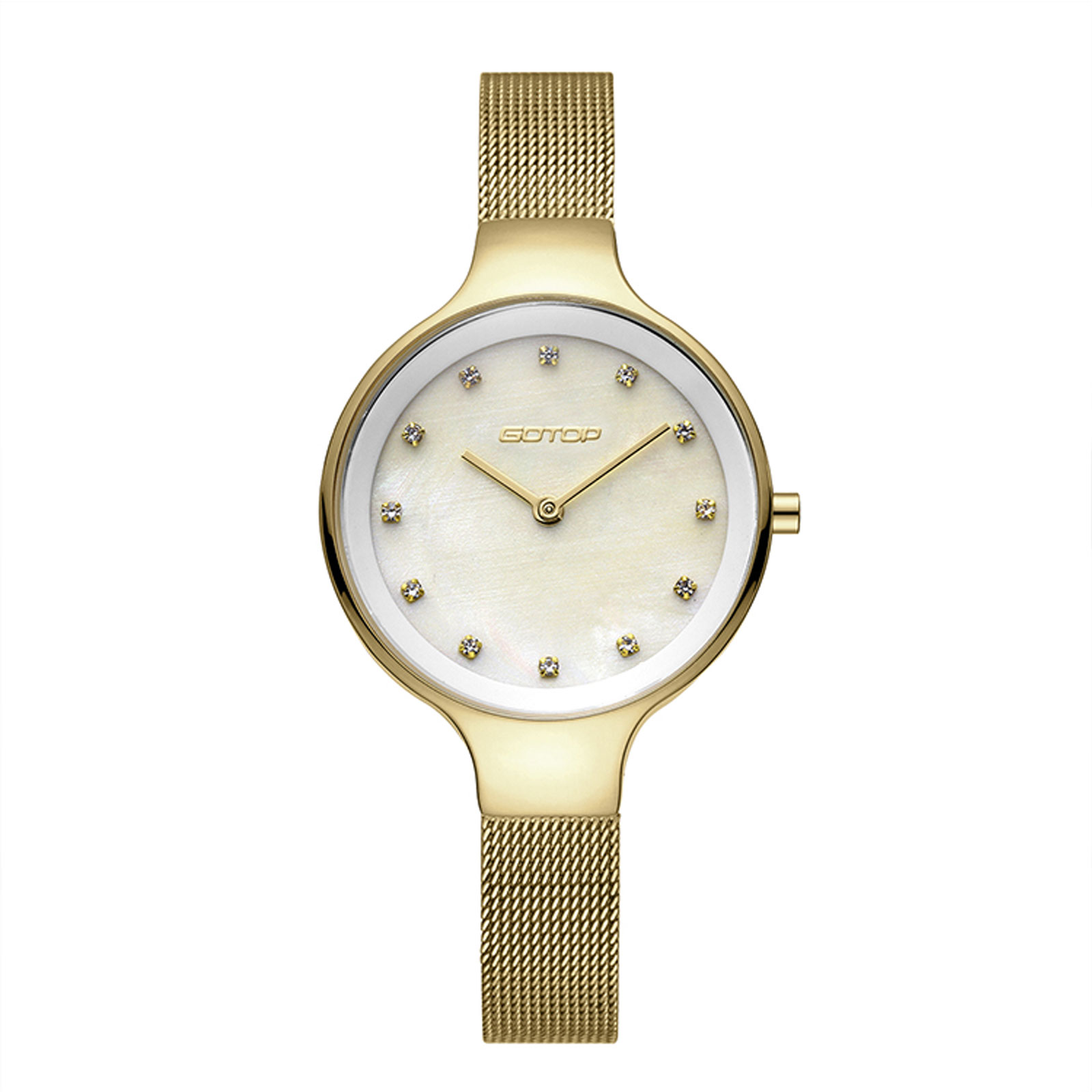 Mother Of Pearl And Gold Women's Watch