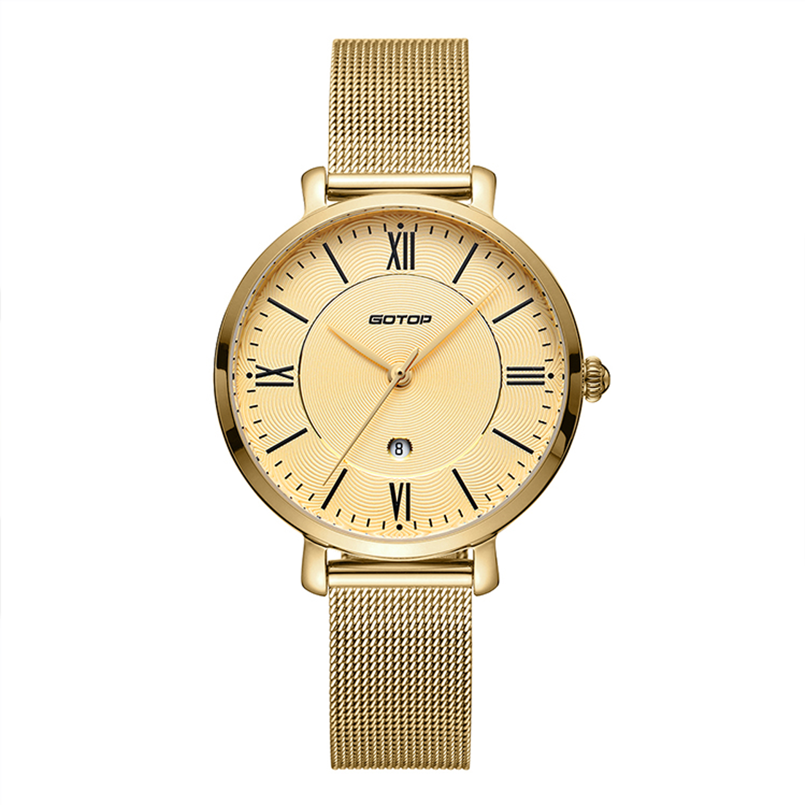 All Gold Stainless Steel Women's Watch