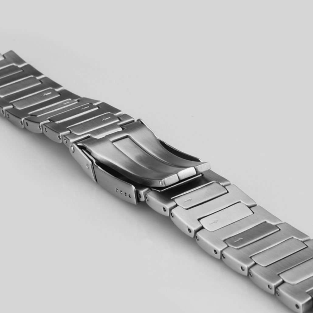 WS016 316L Stainless-steel Watch Bracelet With Safety Buckle