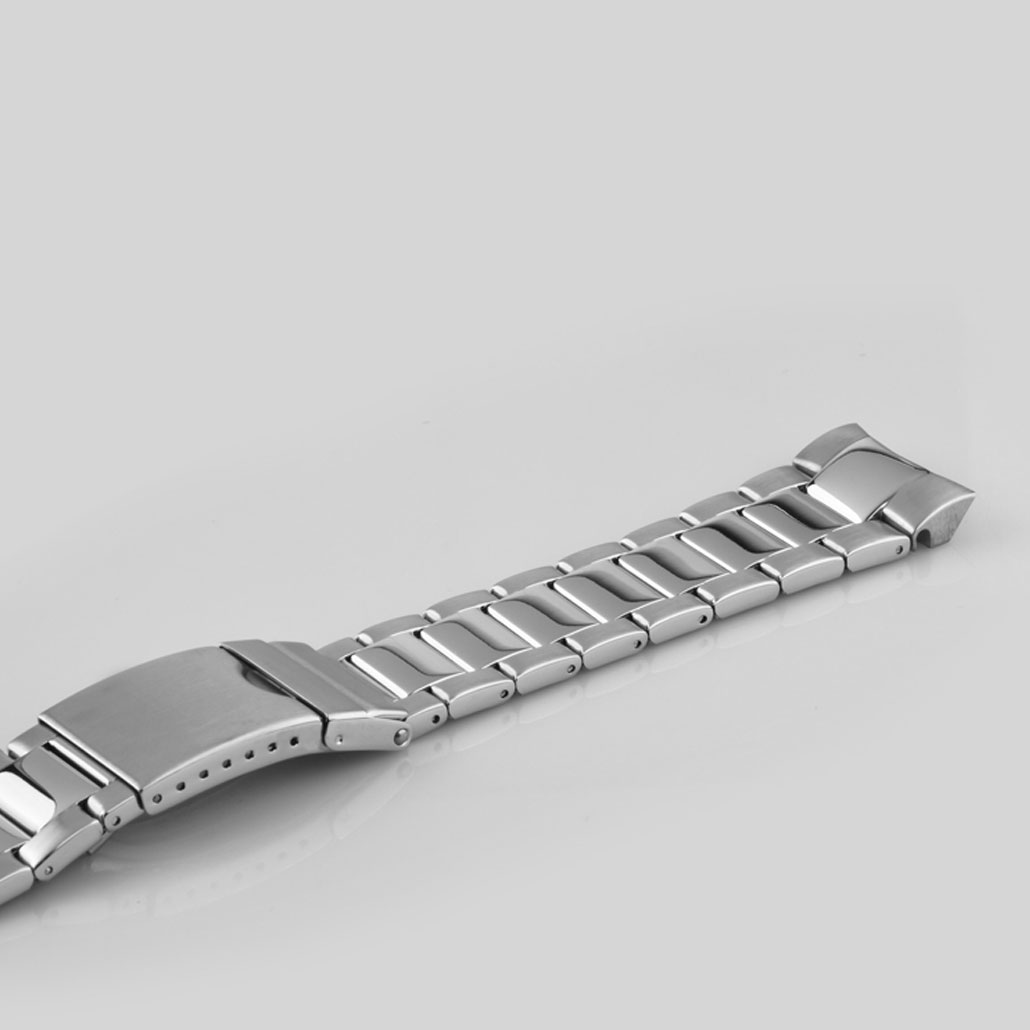 WS026 Polished Stainless-steel Men's Watch Bracelet