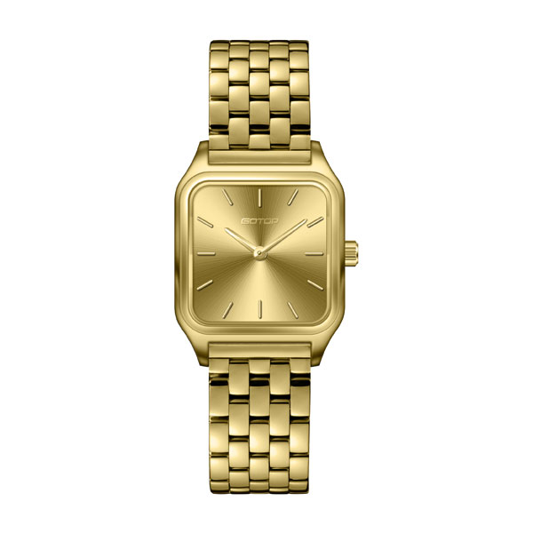 gold polished stainless steel 316l womens watch3