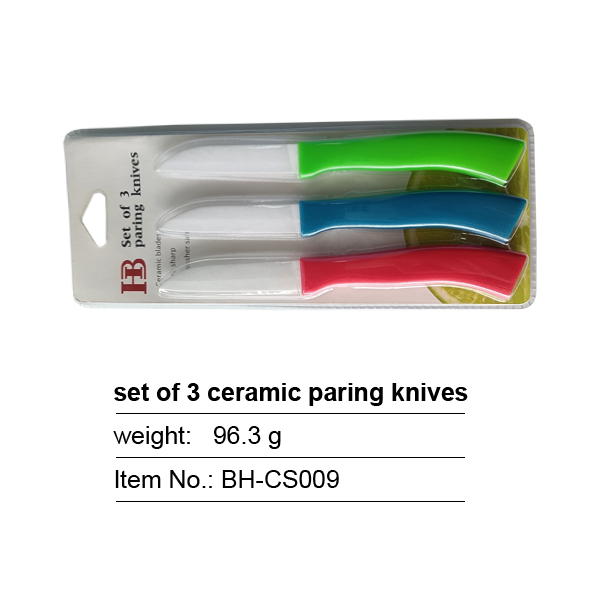 Set of 3 Ceramic Paring Knife